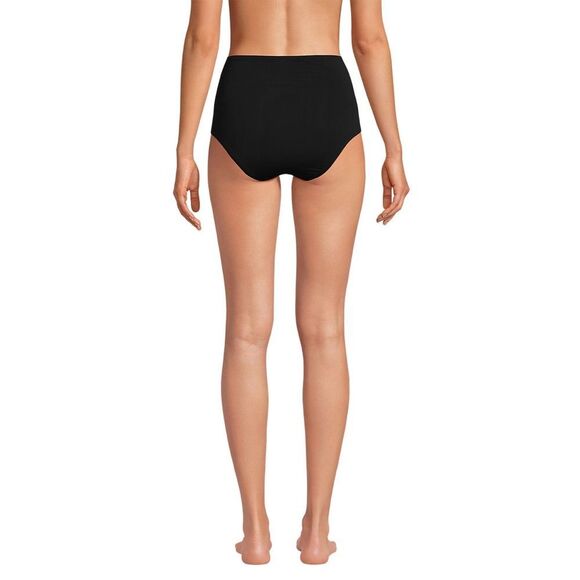 New Land’s End tummy control high waist full coverage swim bottoms Black 12 - Picture 8 of 8